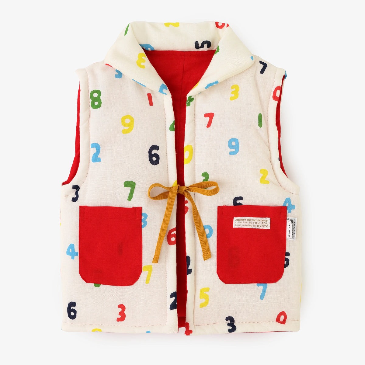 ●Isemomen Cotton Padded Sleeveless Kimono Jacket／SO-SU-U 5-color 