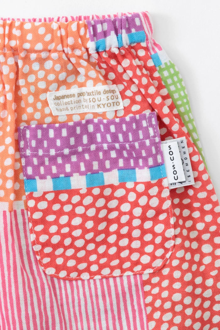 ●Isemomen Cotton Jinbei Set／Lines and Dots Miyabi