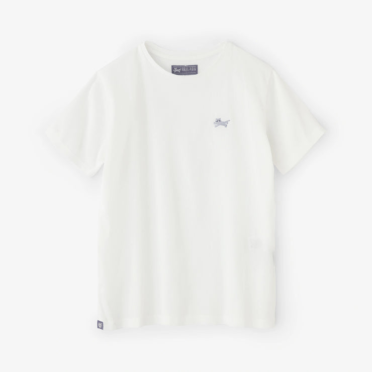Chizimi Cotton 40/40 Short Sleeve T-shirt / White