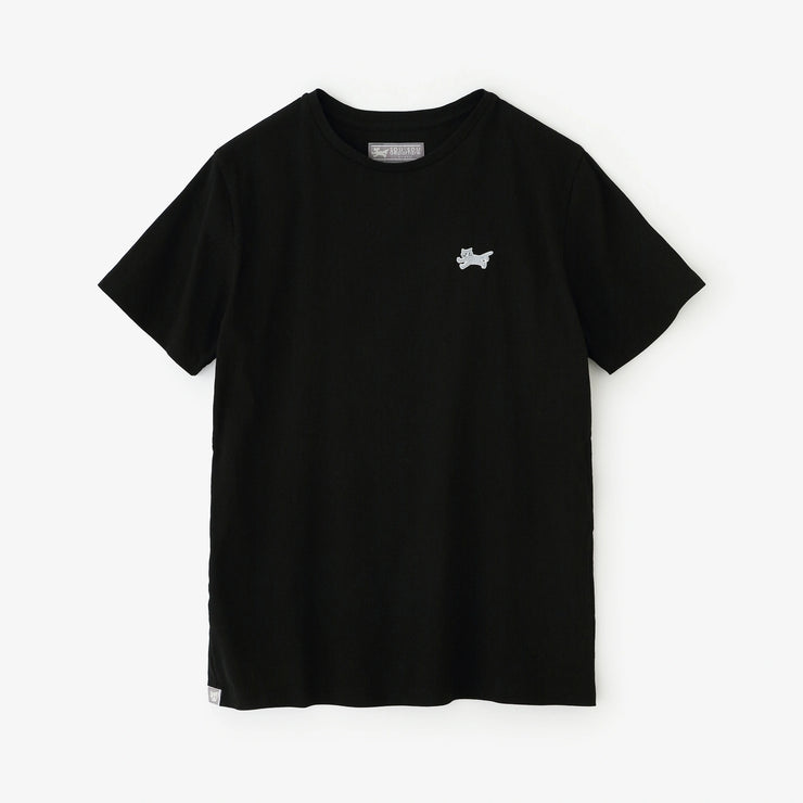 Chizimi Cotton 40/40 Short Sleeve T-shirt / Black