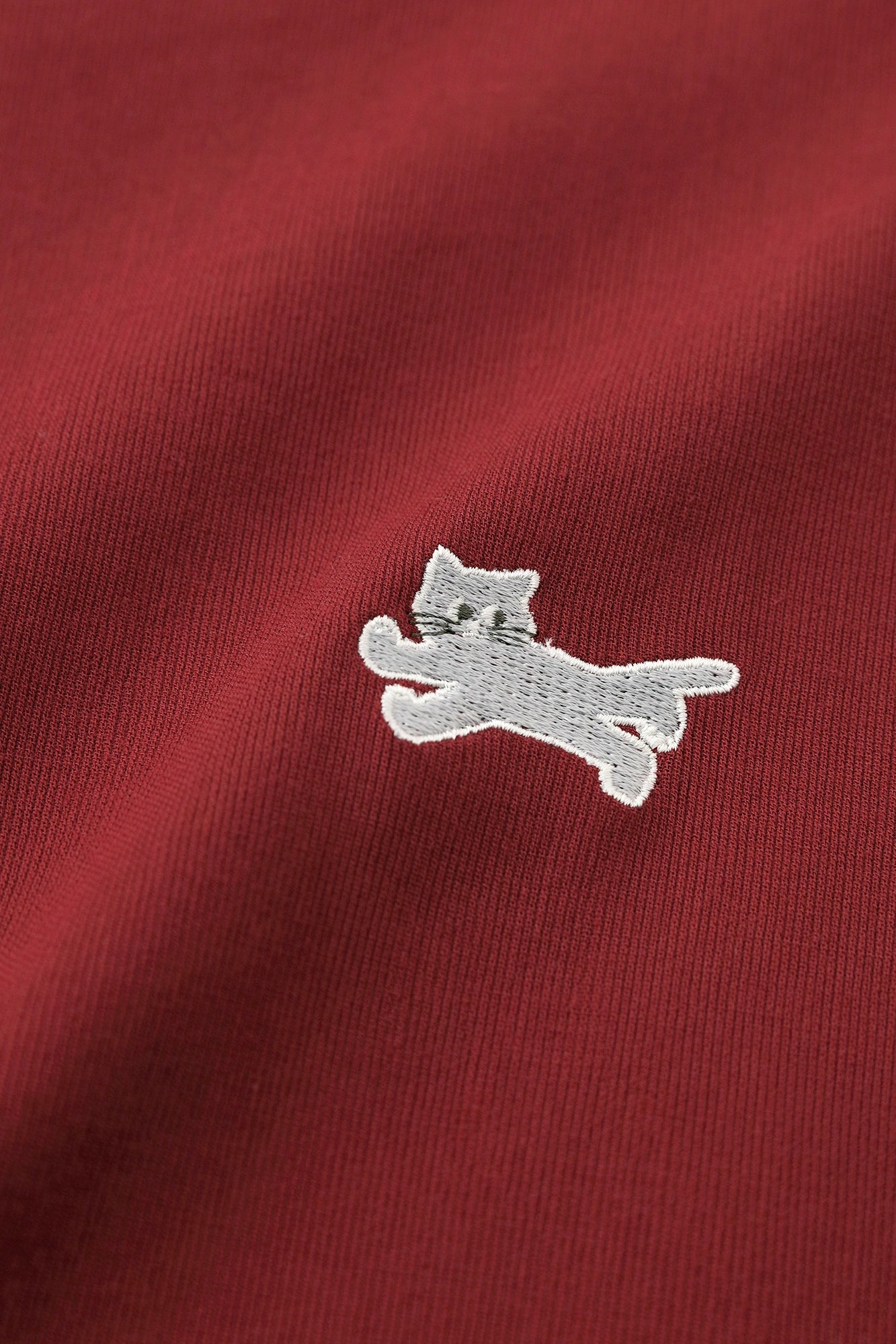 Chizimi Cotton 40/40 Short Sleeve T-shirt / Red