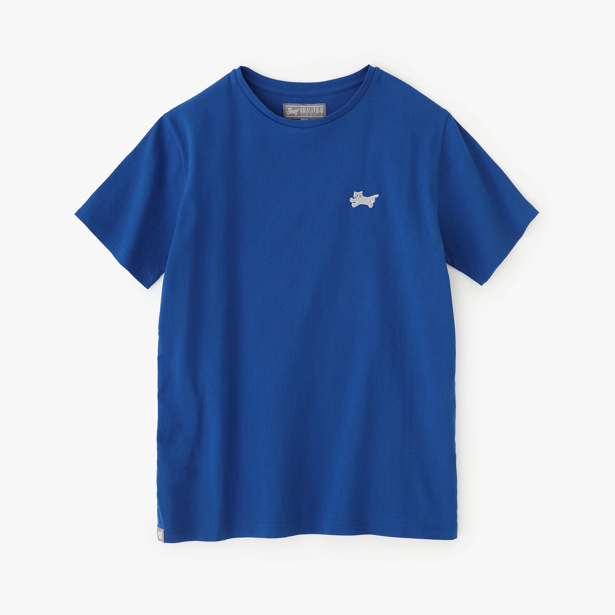 高岛缩棉40/40 短袖T-shirt/蓝色