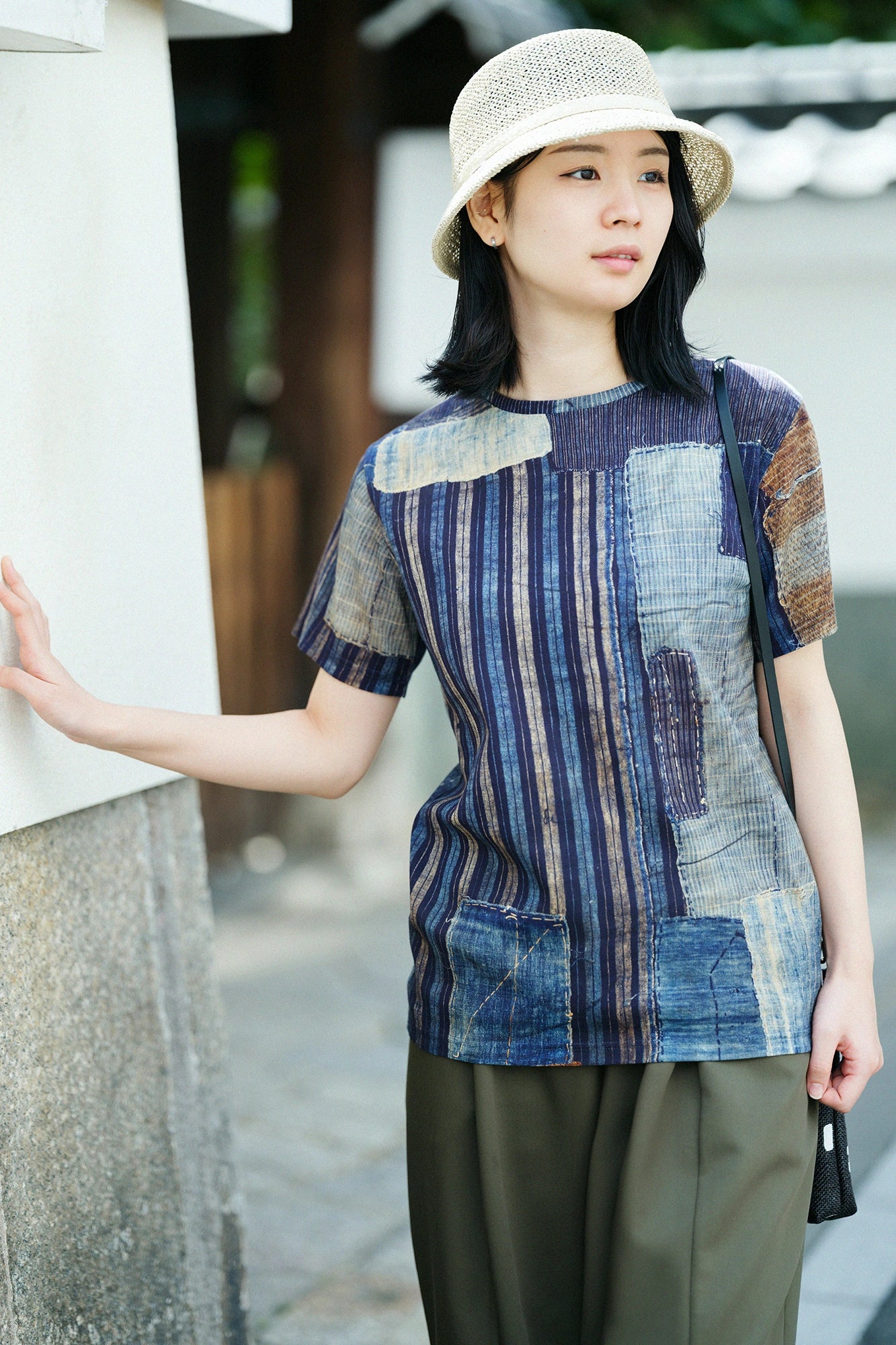 Takashima Jiji 40/40 Kurzarm-T-Shirt/BORO Ⅱ IJ