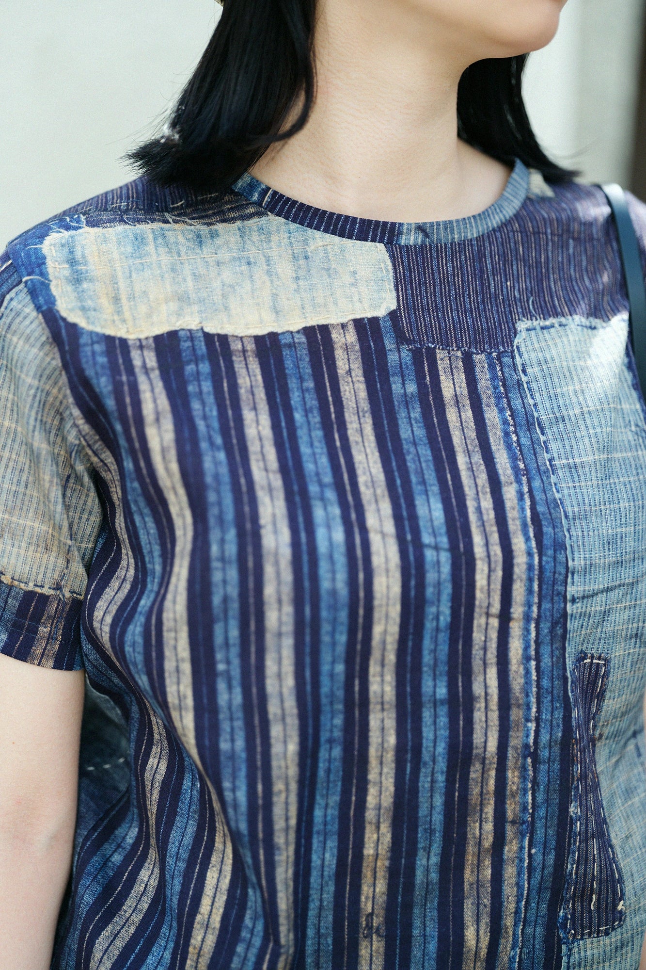 Takashima Jiji 40/40 Kurzarm-T-Shirt/BORO Ⅱ IJ