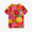 【4月30日頃発送予定】高島縮 40/40 半袖Tシャツ／花の歌（はなのうた）