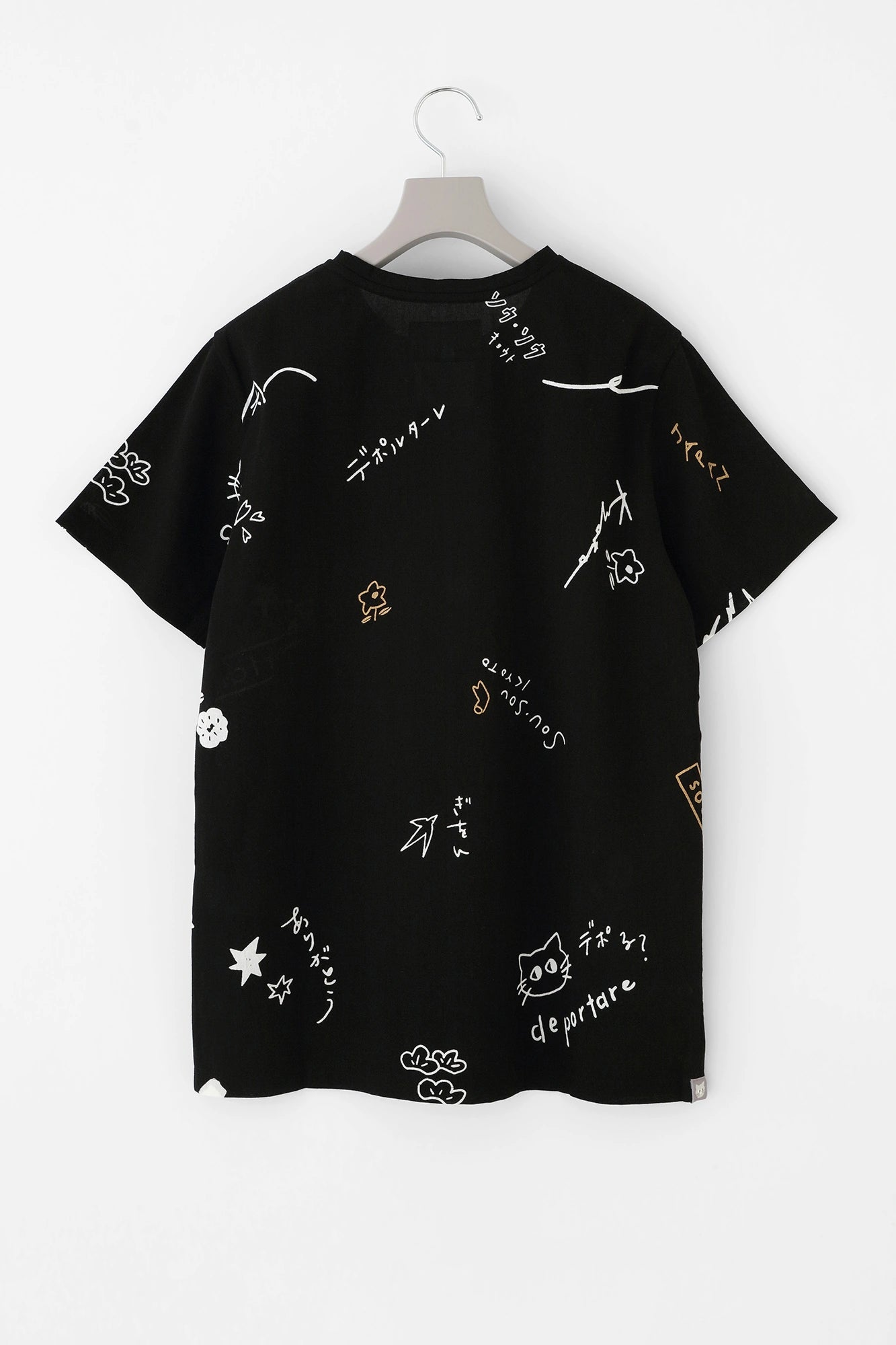 高岛缩棉40/40 短袖T-shirt/depo 随性涂鸦