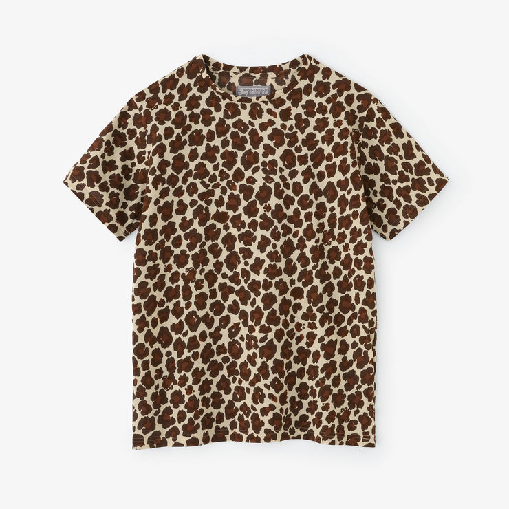 【6月30日頃発送予定】高島縮 40/40 半袖Tシャツ／depo leopard Daylight
