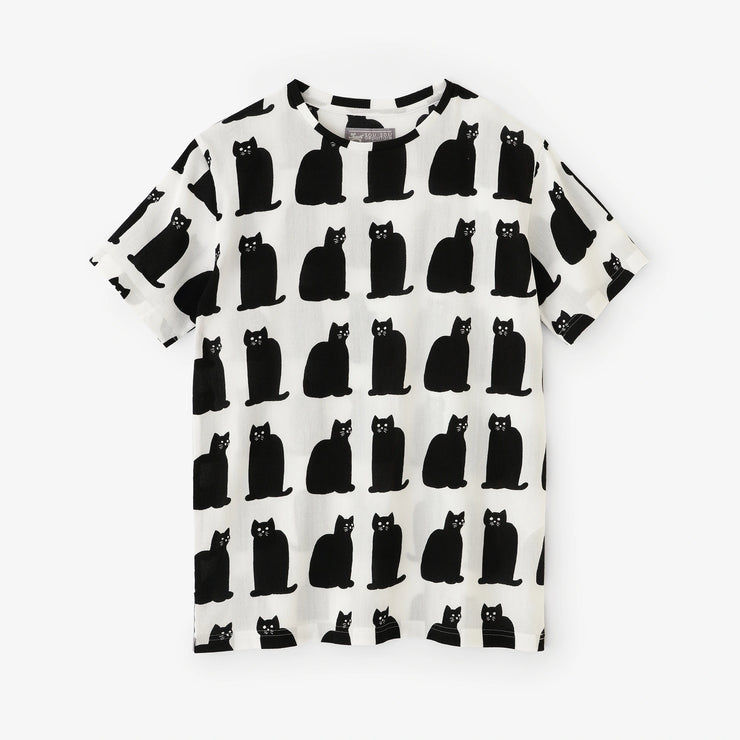 【6月30日頃発送予定】高島縮 40/40 半袖Tシャツ／気まぐれ