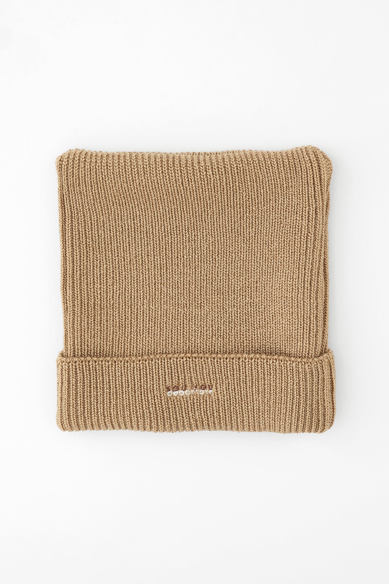 depo Nyan 羅紋針織帽／焦糖色