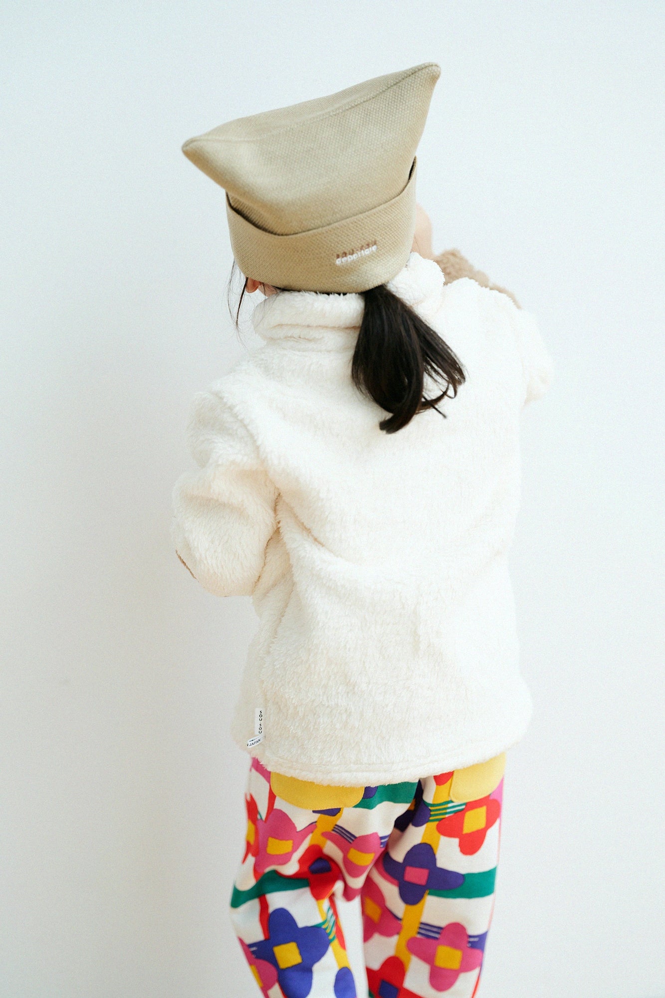 ●depo Nyan緹花針織帽／駝色