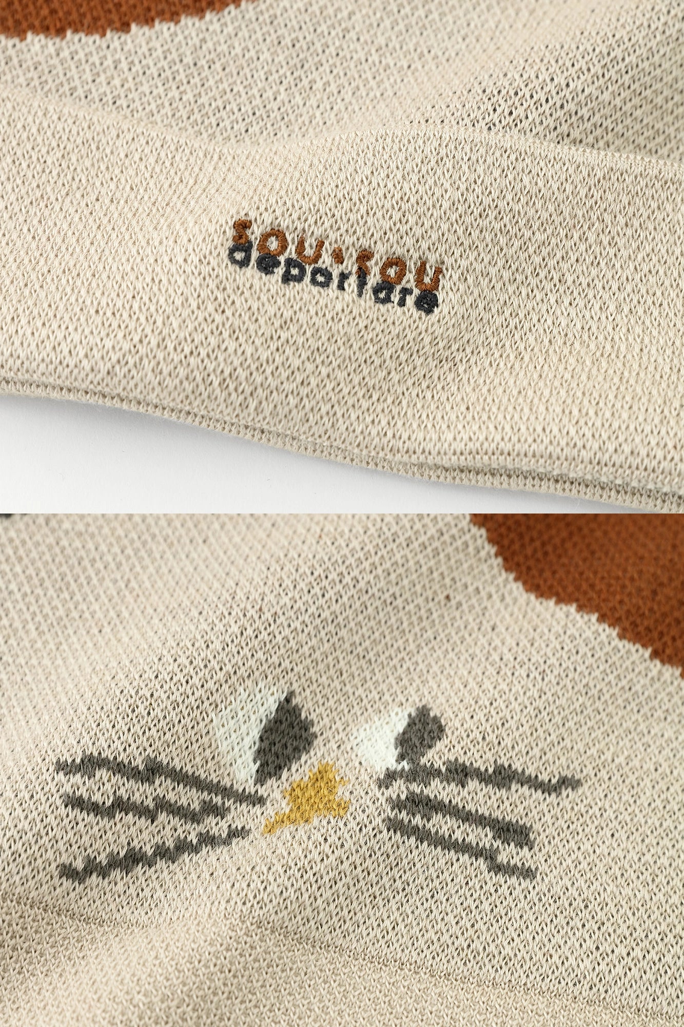 depo Nyan Jacquard Knit Cap／Calico Cat