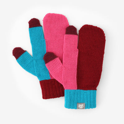 あっちグローブ トリコ／ダークピンク×ディープレッド