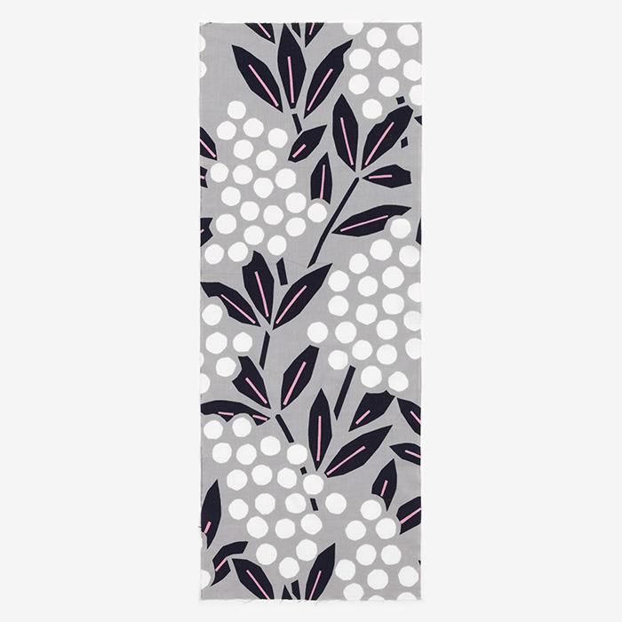 Ise Momen Textil Tenugui/Nantenchiku weiße Frucht