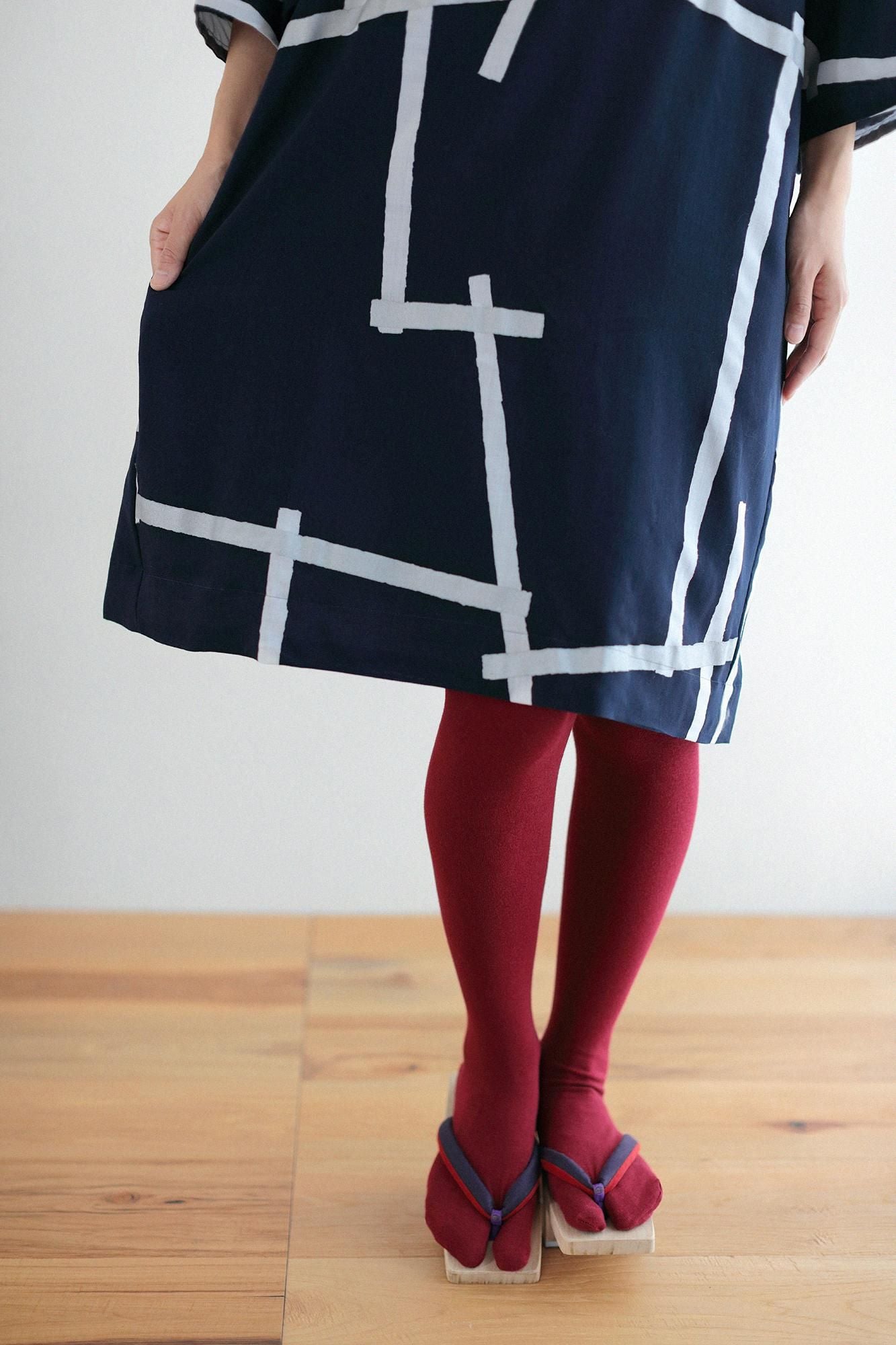 스타킹 타비／빨강색