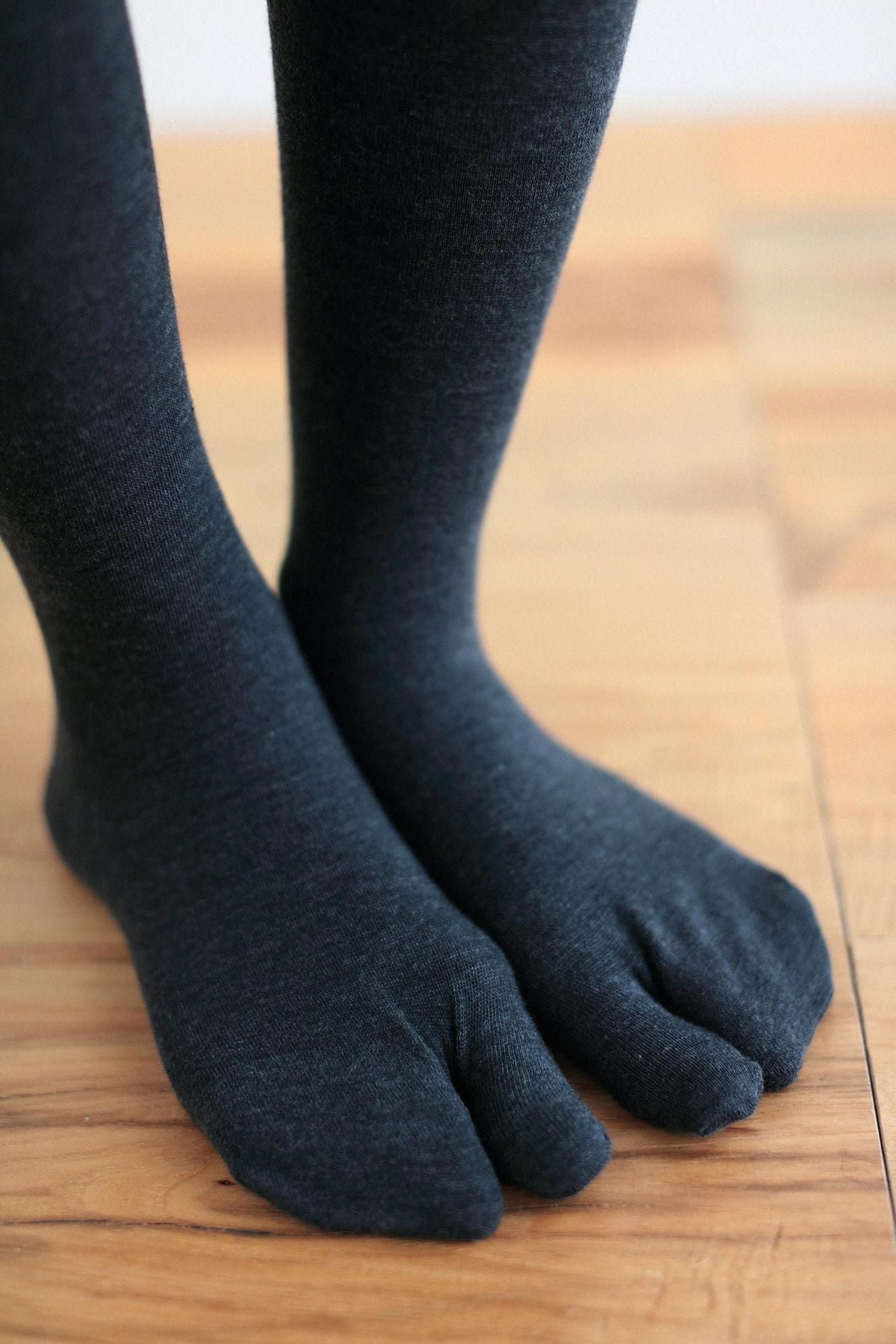 分趾褲襪／深灰色