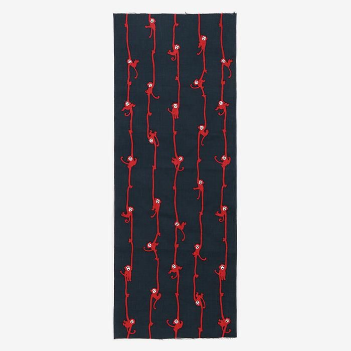 Ise Cotton Textile Tenugui/Zodiac Tenugui Monkey 2016