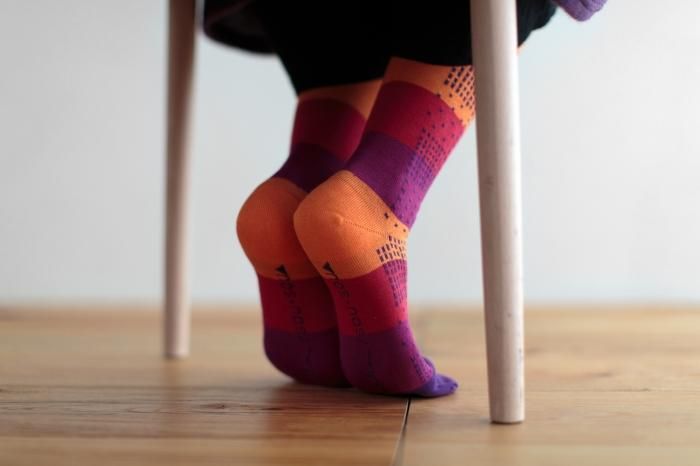 Tabi Socks（Under Knee）／Paving Stone Reddish Purple【Women】