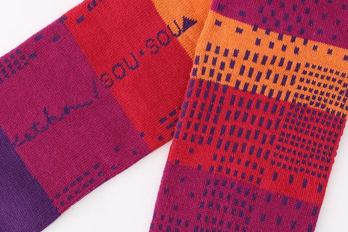 Tabi Socks（Under Knee）／Paving Stone Reddish Purple【Women】