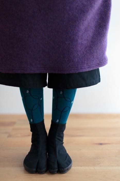 在塔比袜（膝盖下方） /橡皮筋诺希姆（女性）下