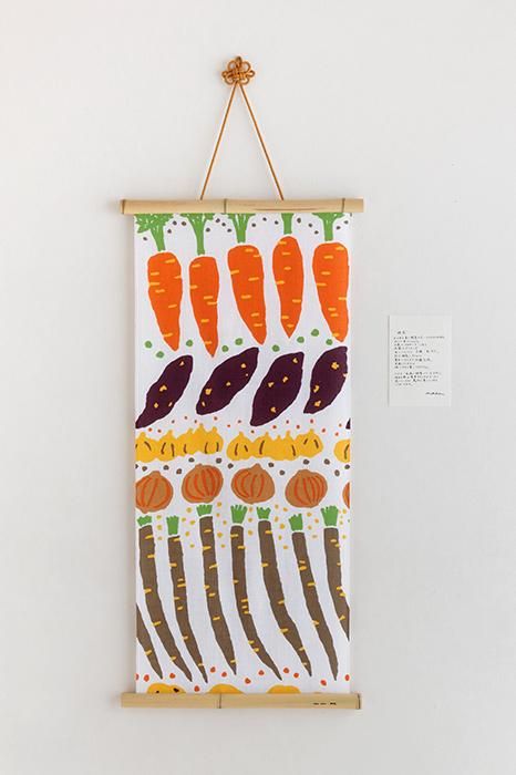 伊勢木綿 textile手ぬぐい／根菜（こんさい）