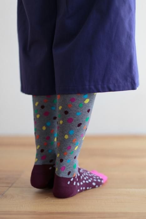 分趾襪（膝下長度）／雪 童謠 玫瑰色【女性用】