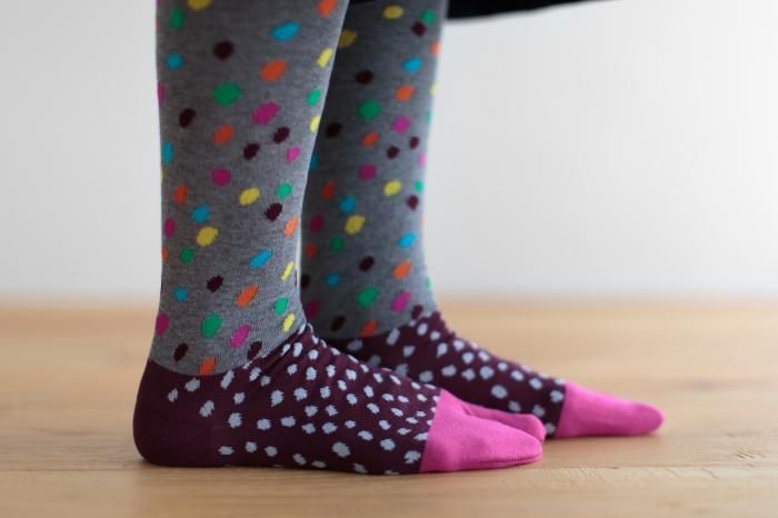 分趾襪（膝下長度）／雪 童謠 玫瑰色【女性用】