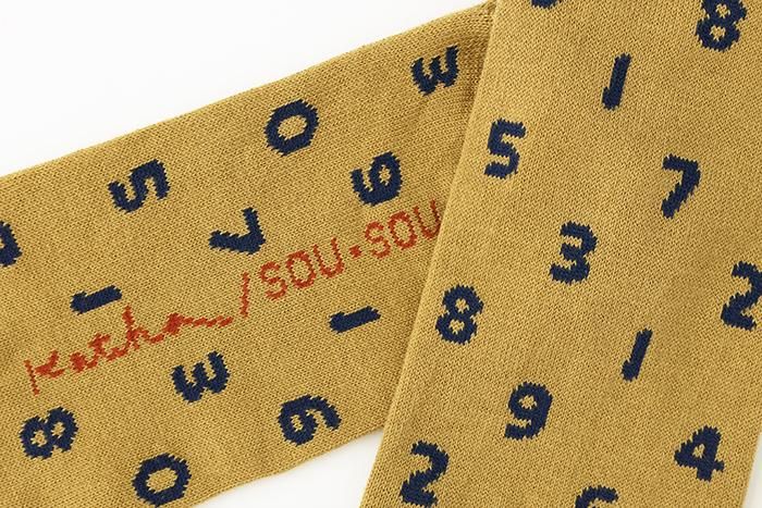 分趾襪（普通長度）／SO-SU-U十數 芥末黃 【男・女性用】