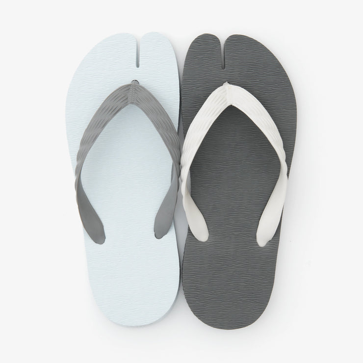 Tabi Sandals / White×Dark Grey