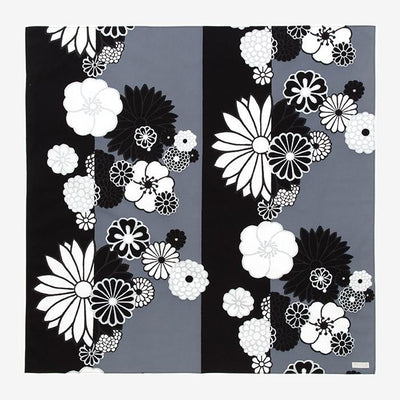 Hand-printed Furoshiki (Large) / Gold Damask Shades of Night