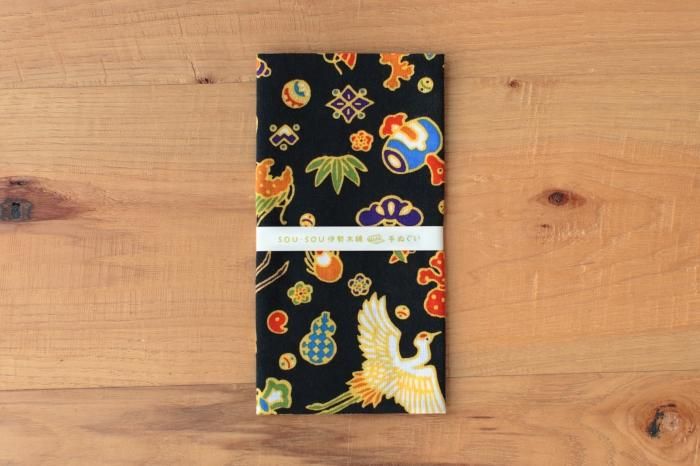 伊勢木綿 textile手ぬぐい／弥栄（いやさか）