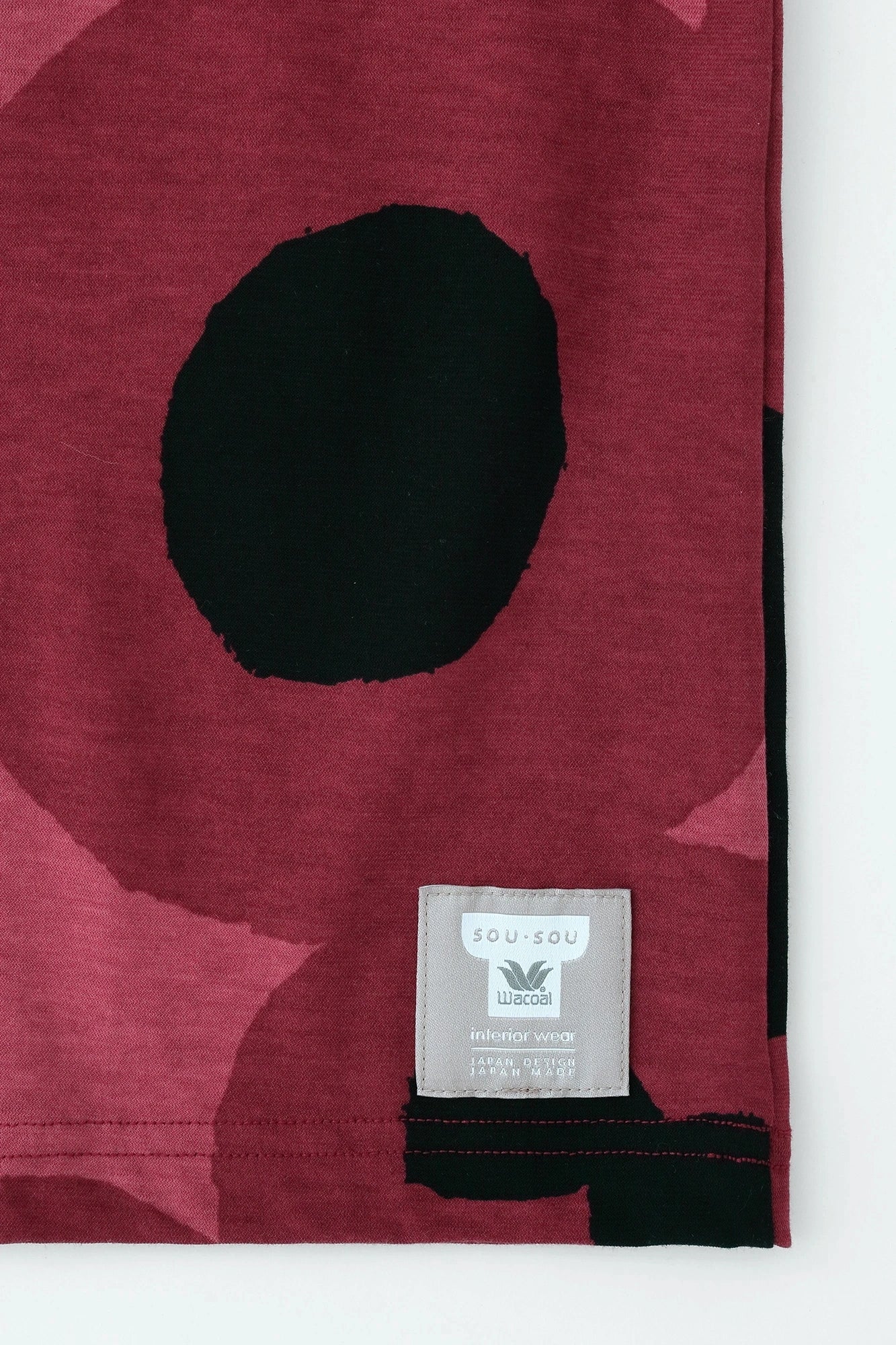 【net limited】SOU · SOU×Wacoal Kan Kantoui Elbow Length Sleeve／Touchingly Pretty Dark Sappanwood