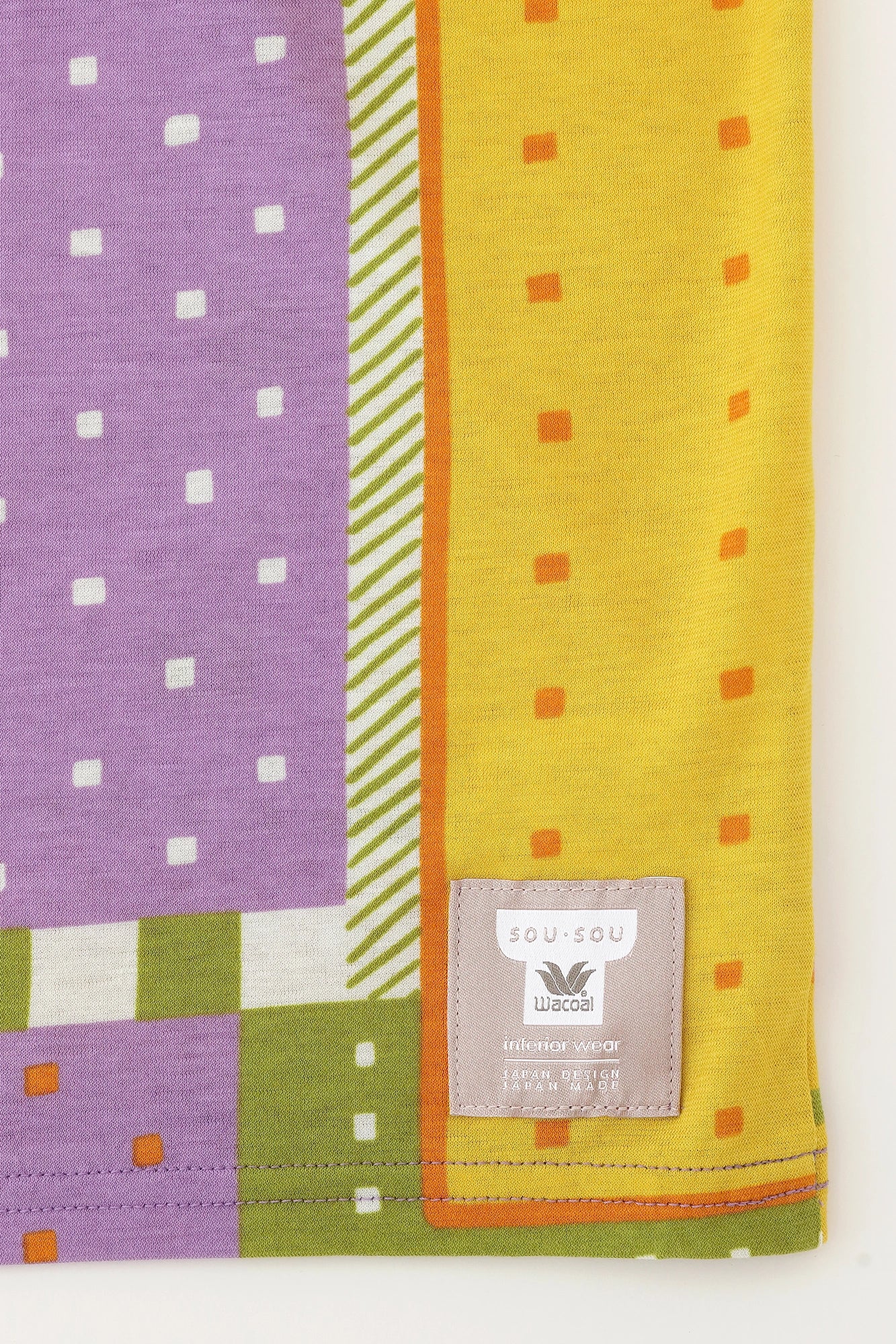 [En ligne seulement] SOU・SOU×Wacoal Vêtements rectangulaires larges Kumi/Kyofuji×Rikyu Shikou