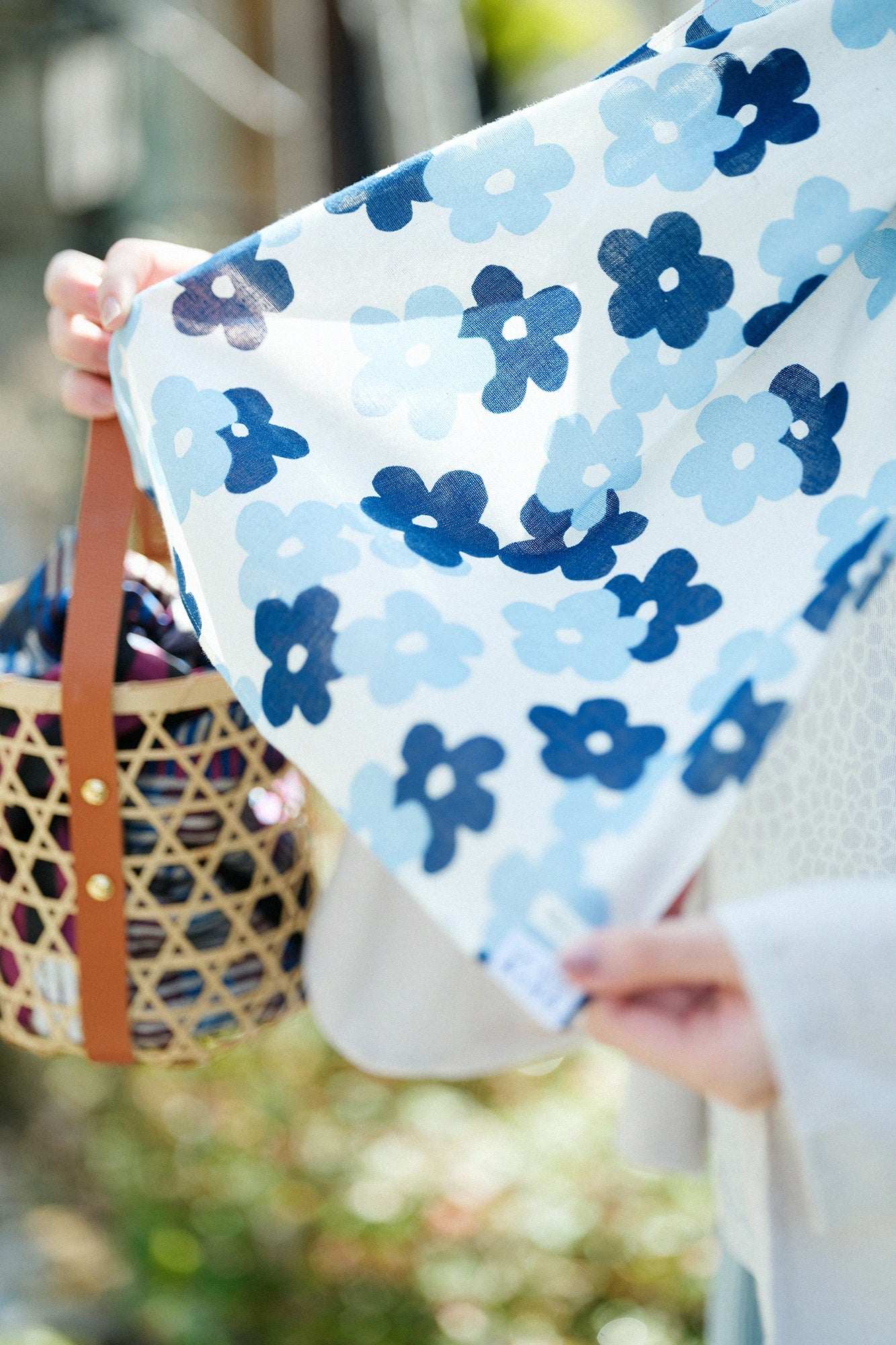 SOU・SOU × Fujitasenen Ainasen Scarf / Layered-flowers Elementary 2