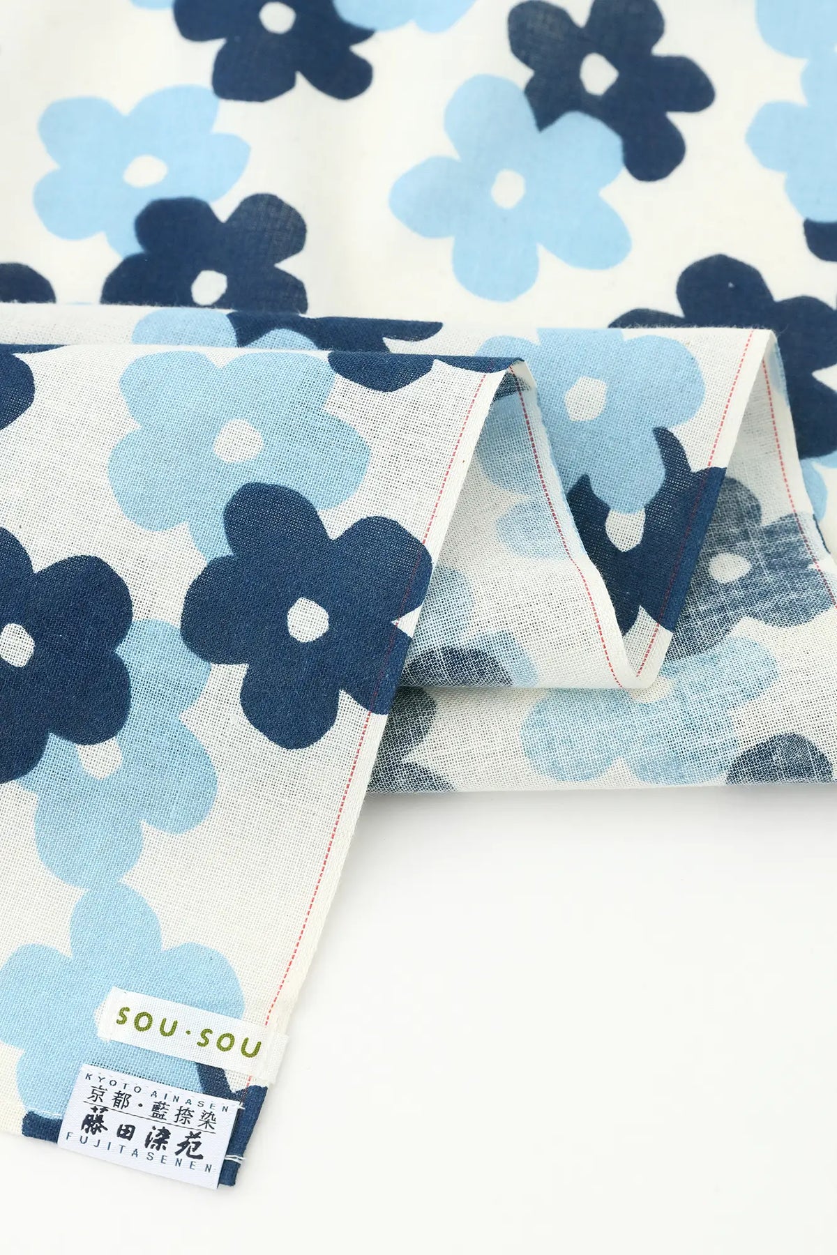 SOU・SOU × Fujitasenen Ainasen Scarf / Layered-flowers Elementary 2