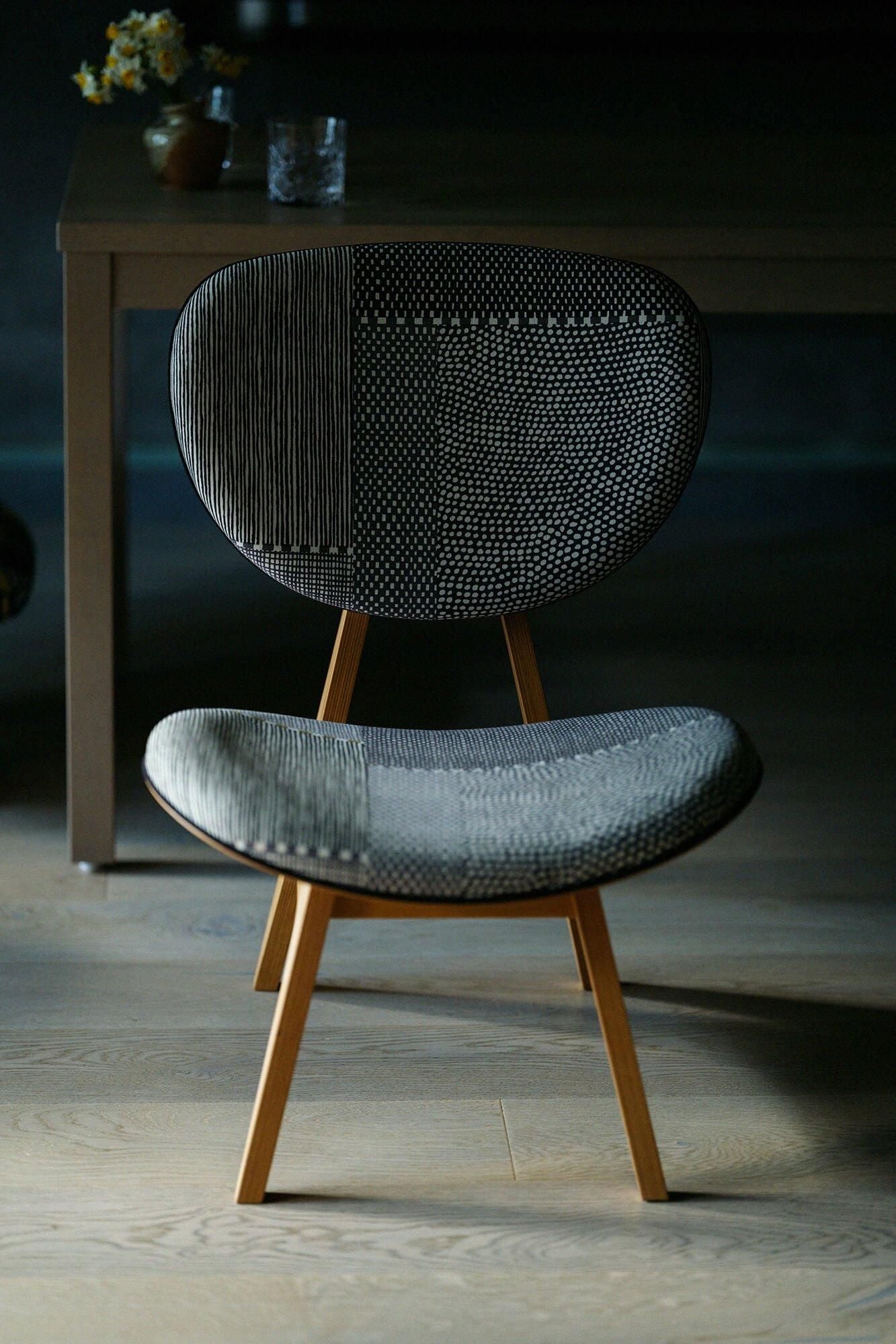 SOU・SOU×Tendo Mokko Middle Type Chair／SO-SU-U wet feather color (NuBaiiro) [※DeliveryAbout a month and a half]