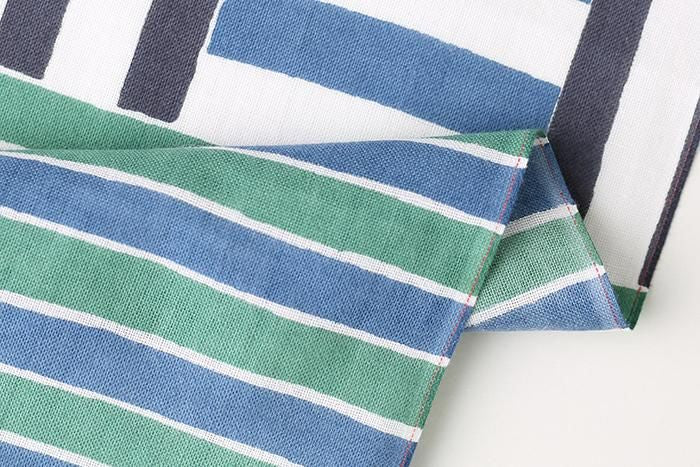 [仅在线] ISE棉花纺织品/条纹图案（Shimamoyo）