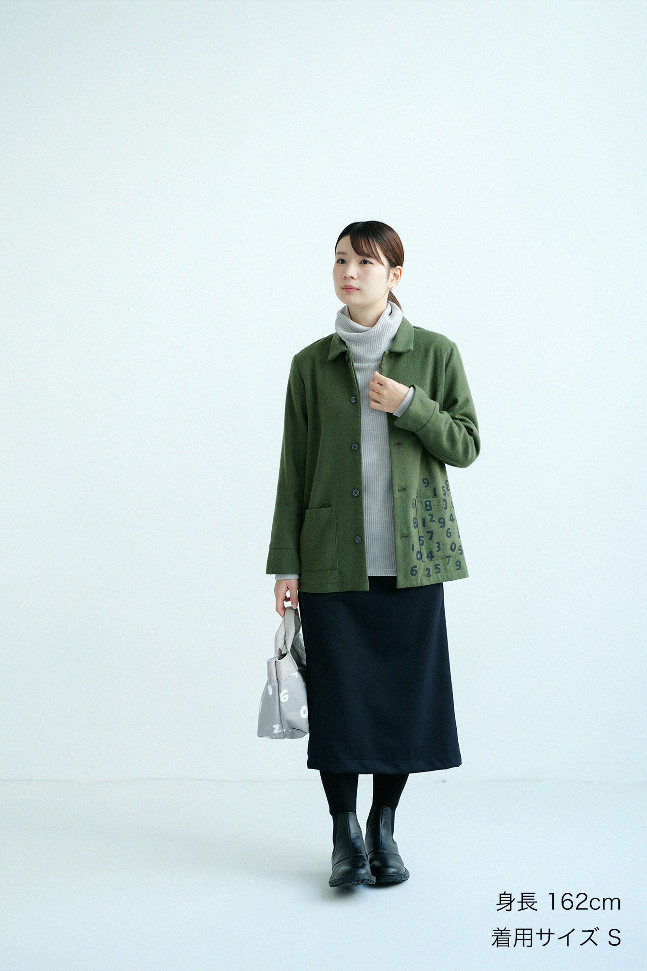 【預購】CORDURA® 耐磨羊毛 有領夾克／苔色（※預計於12月9日左右發貨）