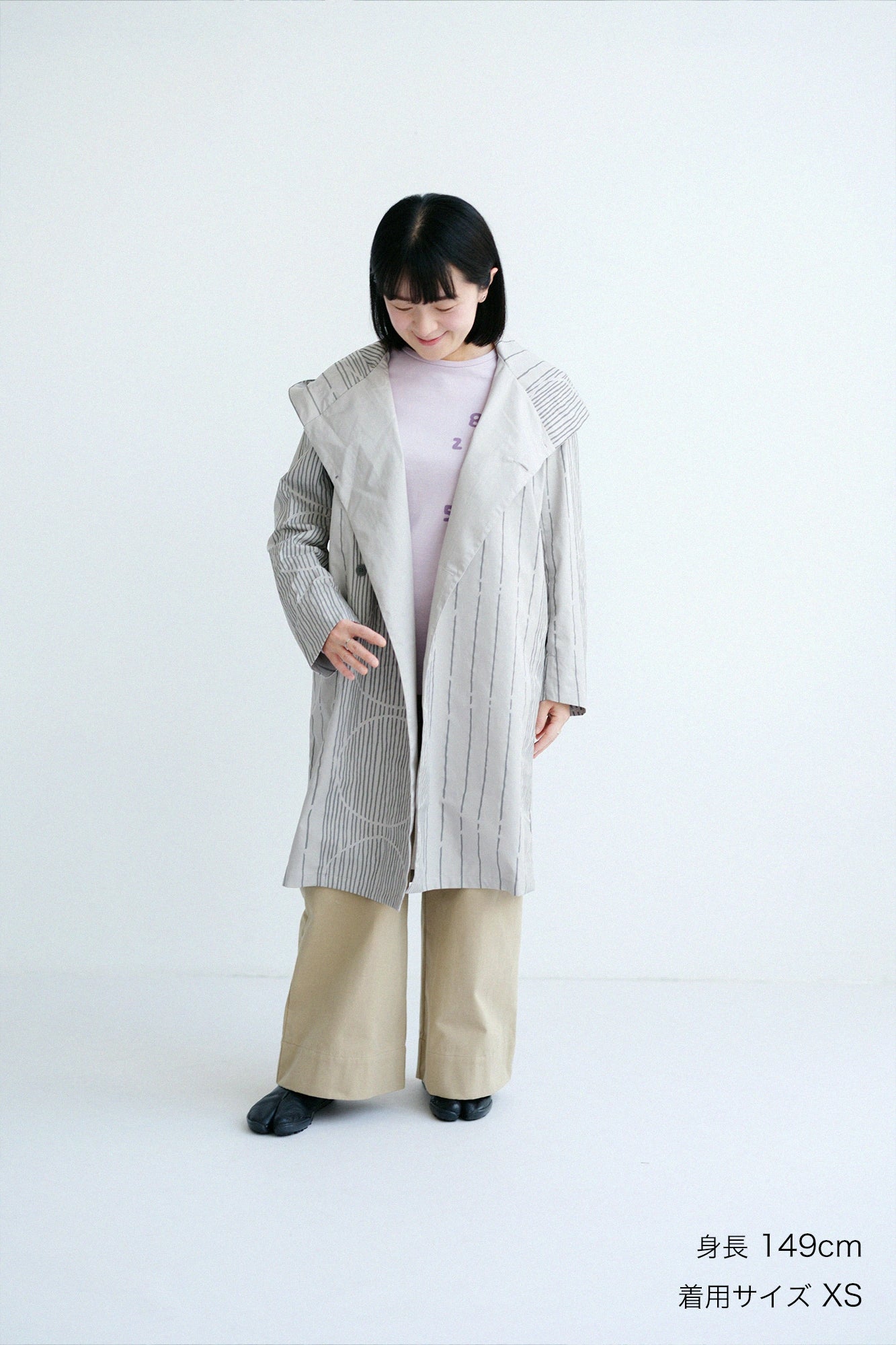 【3月17日頃発送予定】高密度ツイル フードコート／水屋（みずや） サンドベージュ