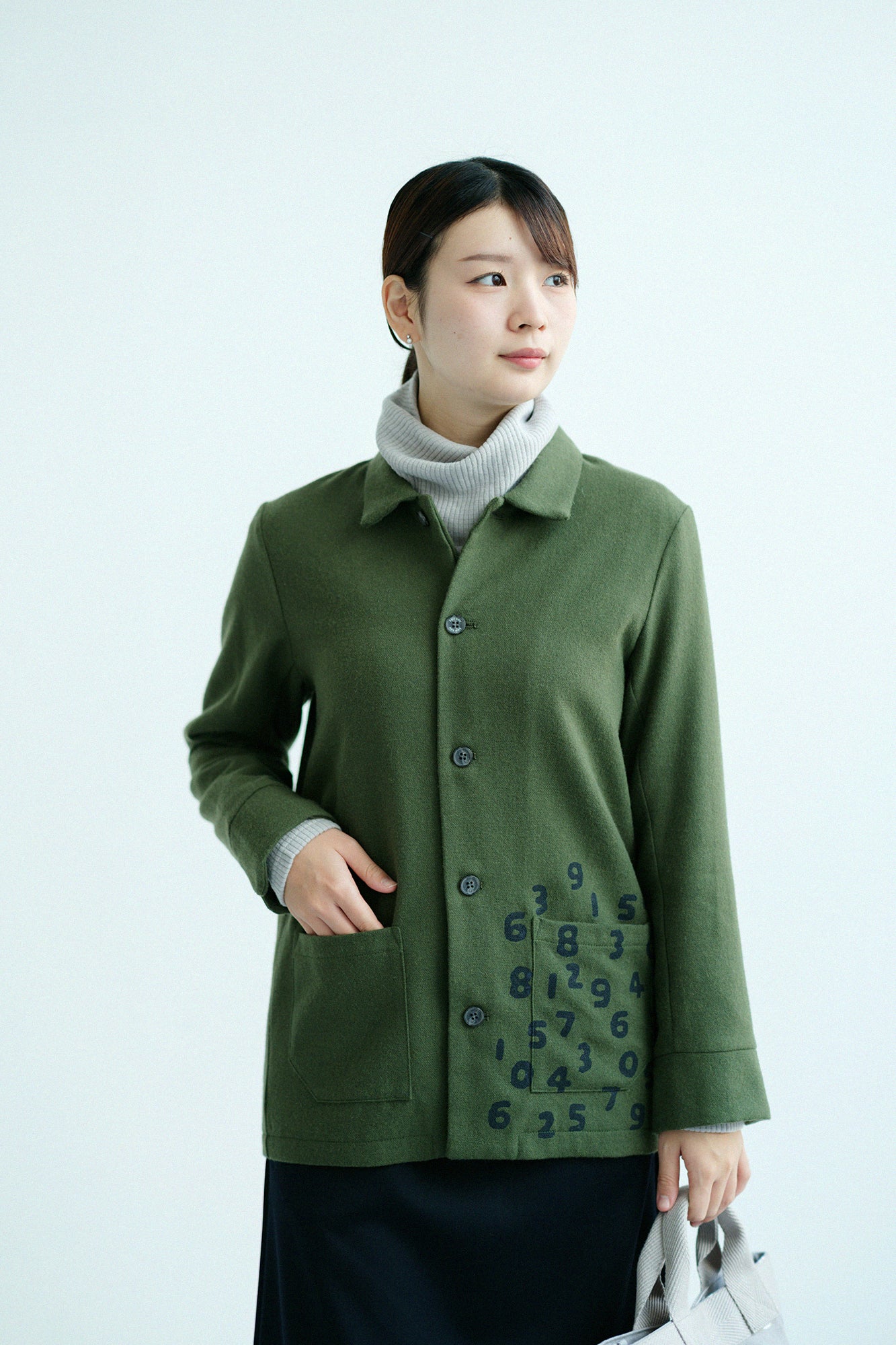 【預購】CORDURA® 耐磨羊毛 有領夾克／苔色（※預計於12月9日左右發貨）