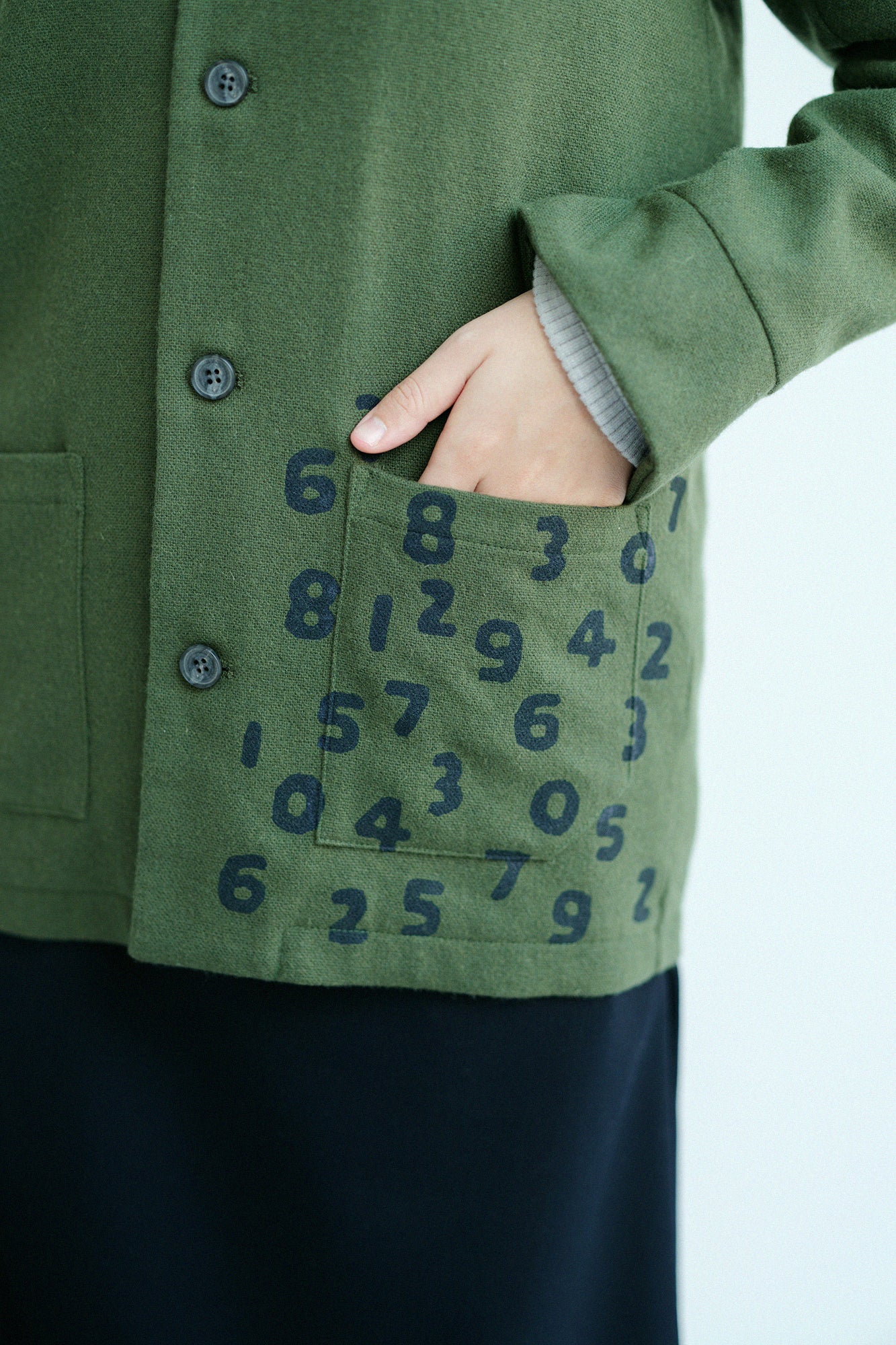 【預購】CORDURA® 耐磨羊毛 有領夾克／苔色（※預計於12月9日左右發貨）