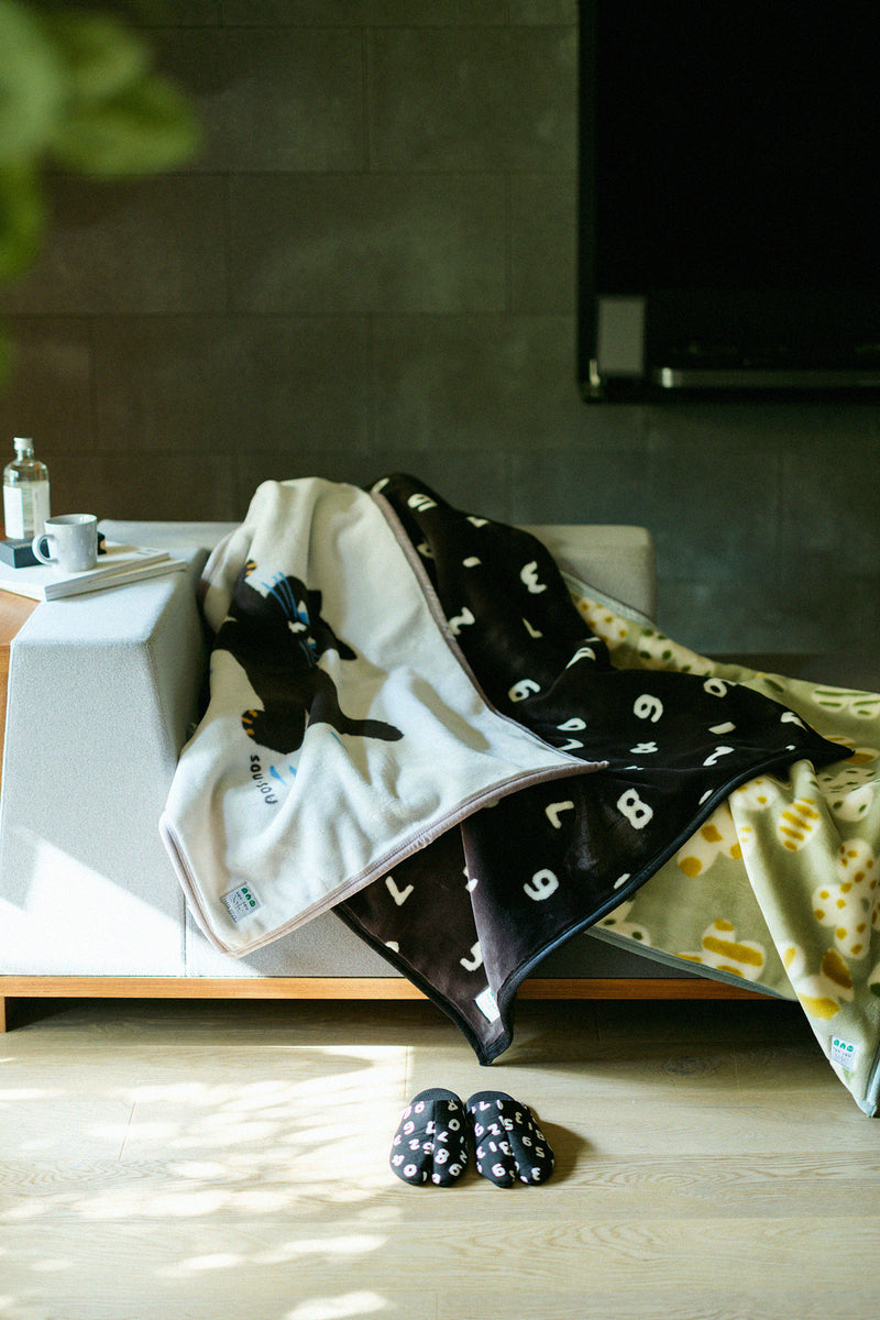 SOU・SOU×森弥毛織 ひざ掛け・毛布