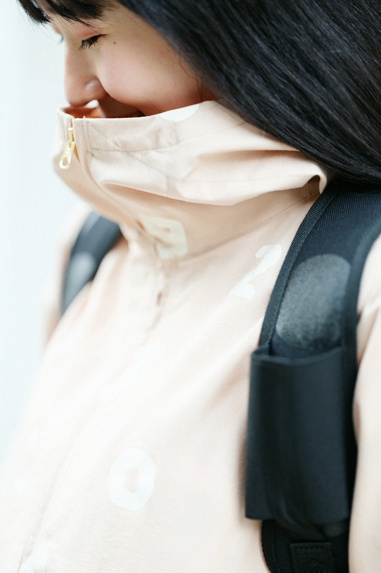 [Versand voraussichtlich um den 10. März] BIKE-Parka aus Baumwoll-Nylonstoff/SO-SU-U Asche stieg auf