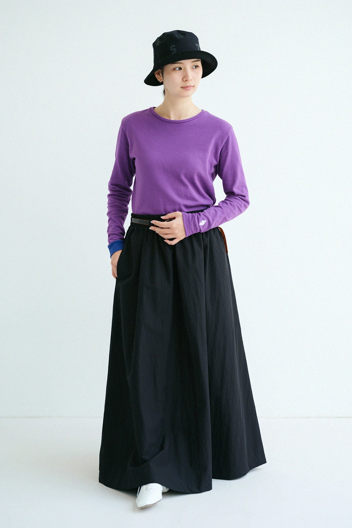 '身長：'162cm,'着用サイズ：'S,'※洗濯後寸法のものを着用'