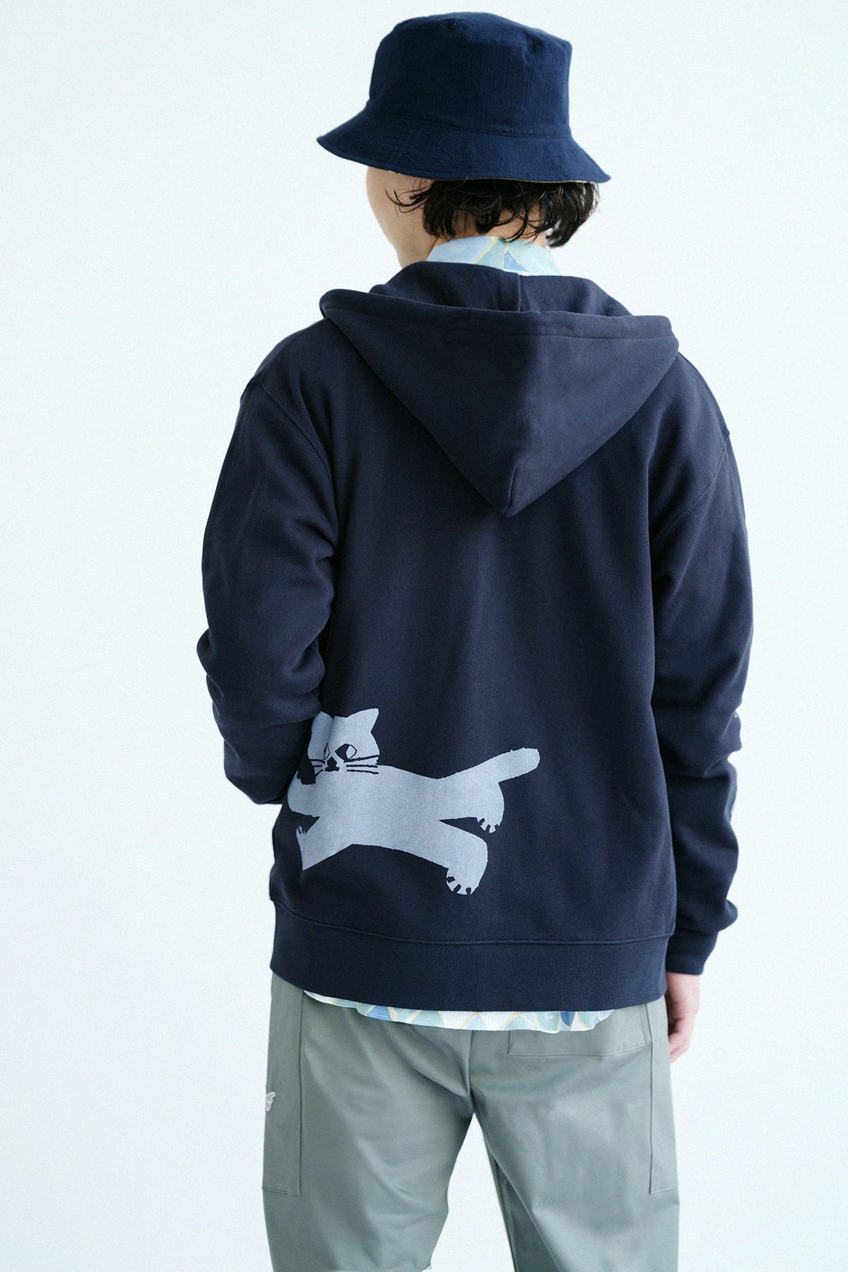 Deportale ZIP UP Sweatshirt Parka [9.7]/Dunkelmarine