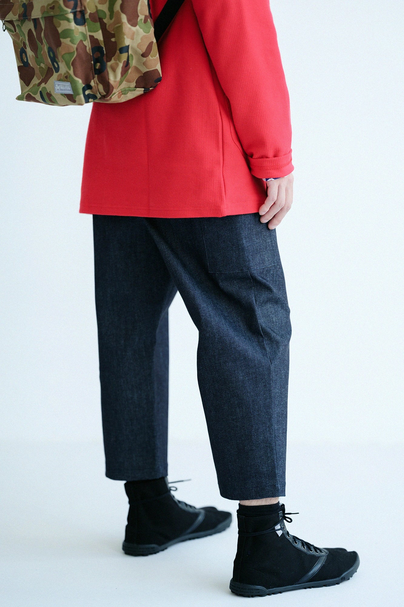 【3月10日頃発送予定】ハイストレッチデニム BIKEすててこ／インディゴ