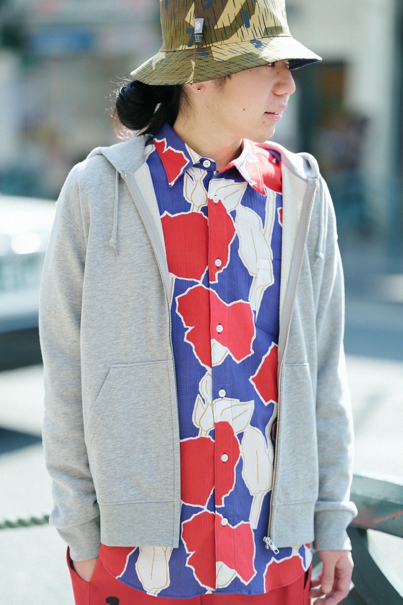 Deportale ZIP UP Sweat Parka [9,7]/Heather Grey