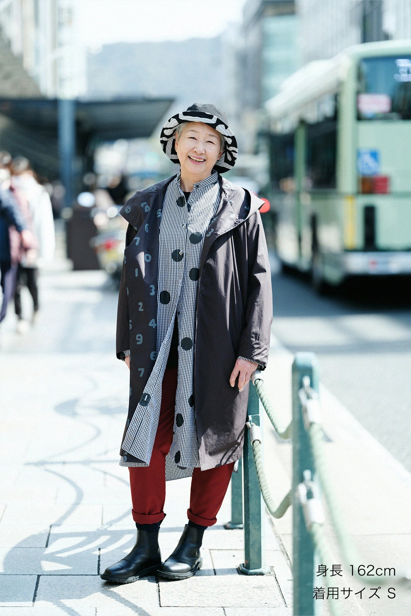 [Versand voraussichtlich um den 17. März] Hochdichter Twill-Lebensmittelmantel/SchwarzSO-SU-U