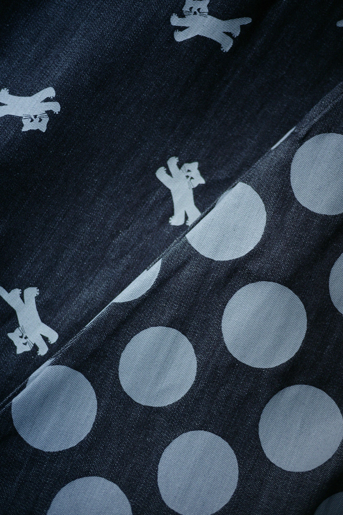 Stretch Denim Sarouel Pants／Cat Sprint Indigo 