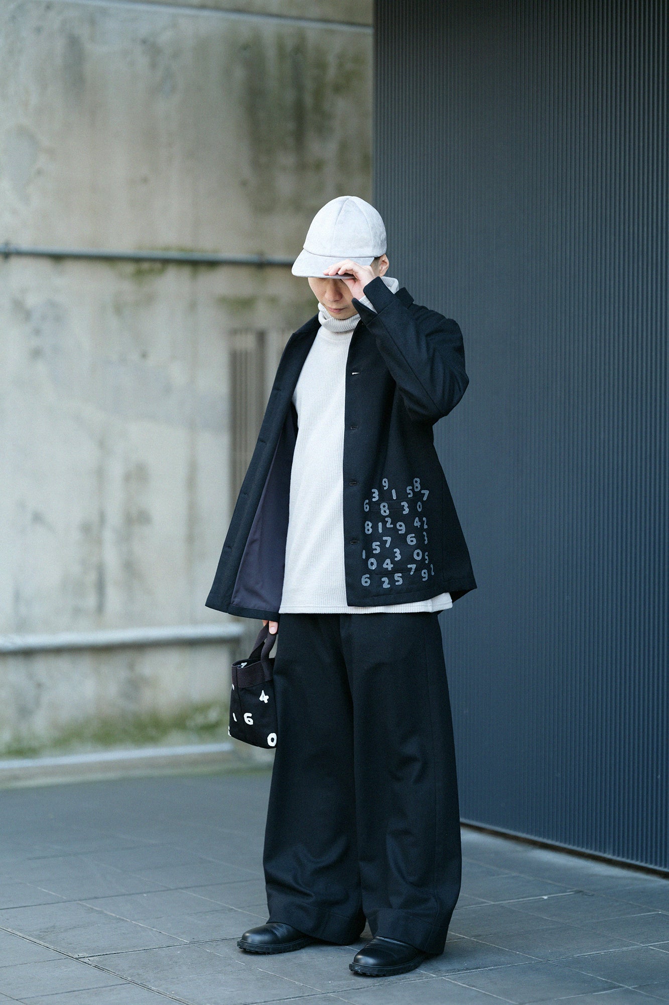 【預購】Soft Thermo(R) 羅紋針織 造型高領L/S長版上衣／天灰色（※預計於12月9日左右發貨）