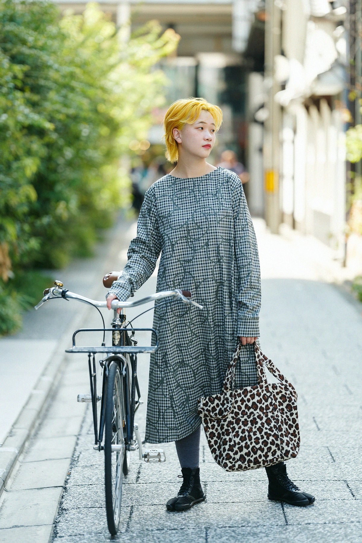 【9월29일경발송예정】2WAY BIKE 토트／depo leopard Daylight 